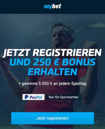 Mybet 250 Euro Bonus