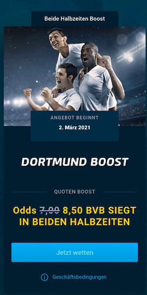 MyBet Dortmund Boost