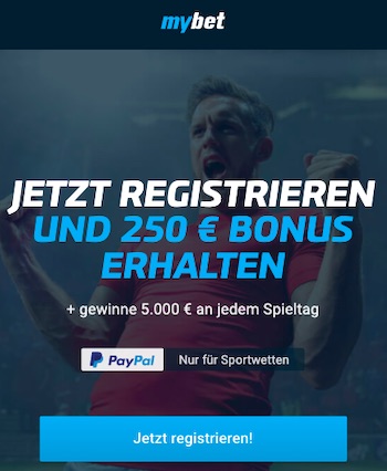 MyBet Bonus + Gratiswetten Aktion