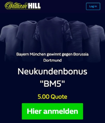 Bayern Dortmund William Hill Boost