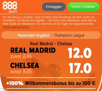 888Sport Real Madrid chelsea boost