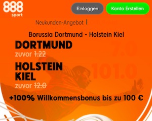 Dortmund Kiel Quotenboost 888sport