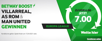 Betway Euro League Boost