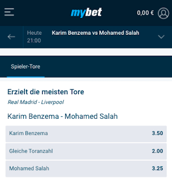 Mybet Benzema Salah