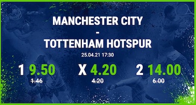 Bet at Home Manchester City Tottenham