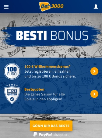 bet3000 Bonus