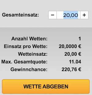 bet3000 europa league kombi quote