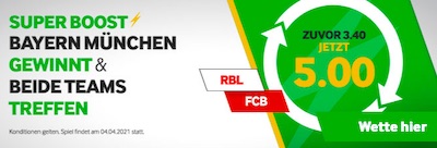 Betway Leipzig Bayern Super Boost