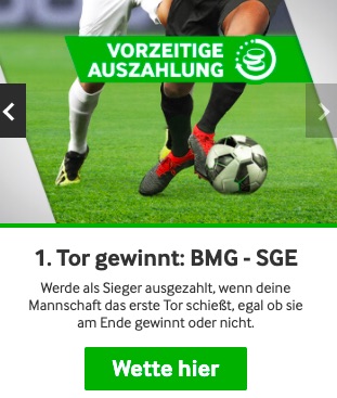 1. Tor gewinnt Gladbach Frankfurt Betway