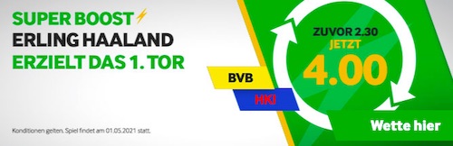 Betway Haaland Super Boost