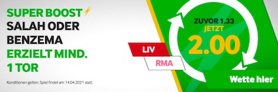 Betway Liverpool Real Super Boost