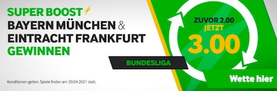 Betway Bayern Frankfurt Boost