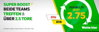 Betway Stuttgart Dortmund Super Boost