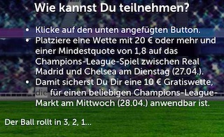 Bedingungen FreeBet Comeon