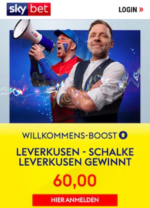 Skybet Leverkusen Quote 60 vs Schalke