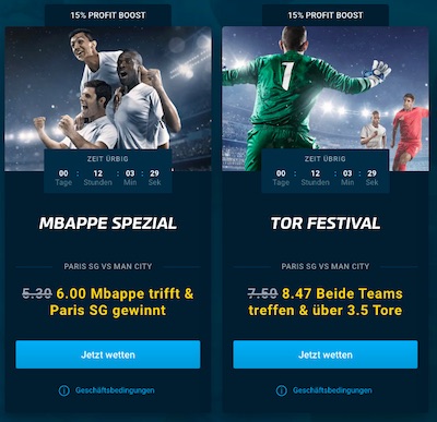 PSG Man City Spezial MyBet
