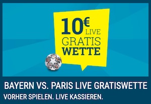 Bayern Paris Gratiswette Bayern PSG