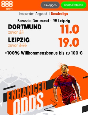 888sport Dortmund Leipzig Boost