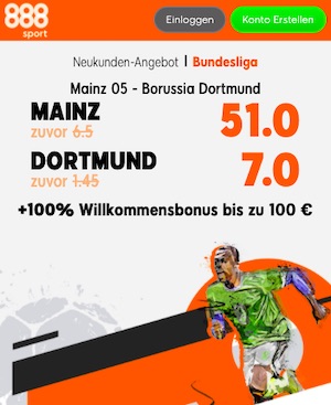 Mainz Dortmund Quoten 888sport