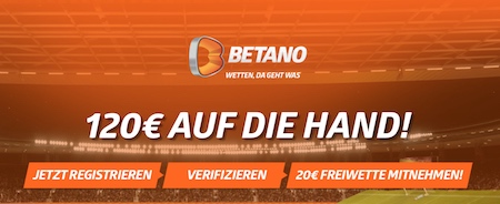 Betano Bonus Neukunden 120 Euro