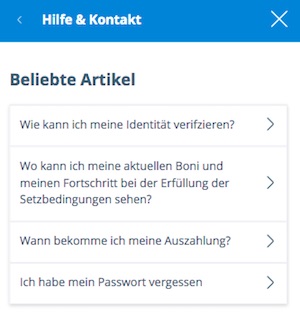 verifizieren vor der Auszahlung