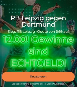 Leipzig Dortmund Boost Mr Green