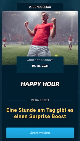 mybet happy hour quoten boost