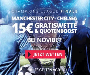 Novibet Man City Chelsea Gratiswette