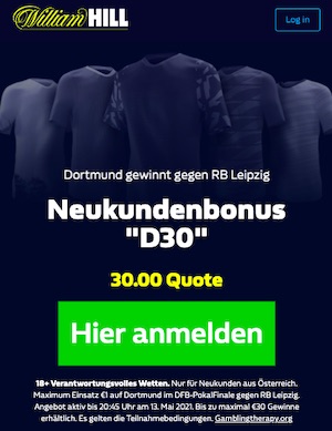 William Hill Leipzig Dortmund Boost