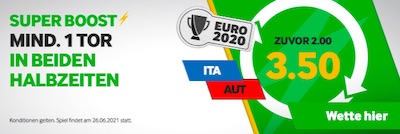 Italien Österreich Betway Boost