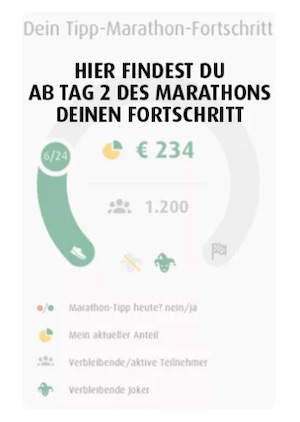 Tipp3 Fortschritt Tipp Marathon