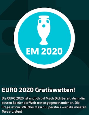 Mobilebet EM 2021 Torschützen Gratiswetten