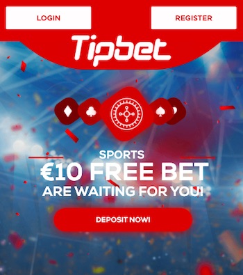 10 Euro FreeBet Tipbet
