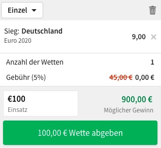 Tipico Europameister Wette Deutschland
