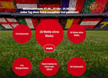 EM 2021 Spiele heute und morgen Quoten Boost Übersicht