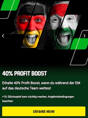 Unibet 40% Deutschland Profit Boost