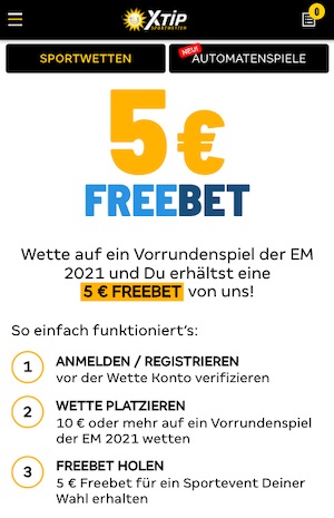 Merkur Sports EM FreeBet