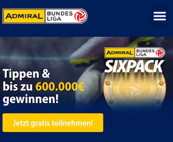 Admiral Bundesliga Sixpack