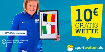 Sportwetten.de Belgien Italien Gratiswette