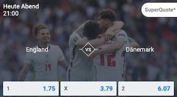 England Dänemark Quoten Betano