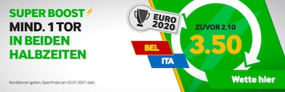 Belgien Italien Super Boost Betway