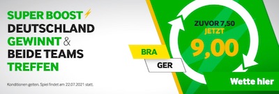 Brasilien Deutschland Betway Super Boost