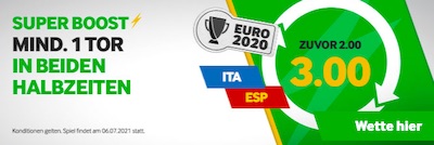 Italien Spanien Super Boost Betway