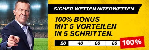 Interwetten Einzahlungsbonus