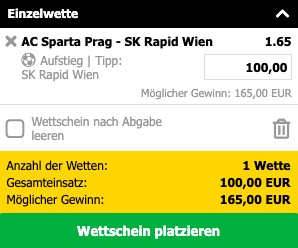 Sparta Praha Rapid Wien Quoten Interwetten