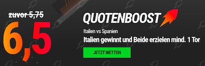 Italien Spanien Quotenboost Neobet