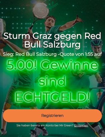Salzburg Quote 5.00 gegen Sturm