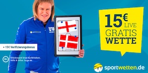 England Dänemark Gratiswette Sportwetten.de