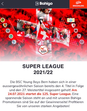 Bahigo Super League 2021/22 Aktionen
