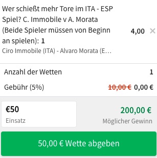 Torschützen Duell Tipico Immobile